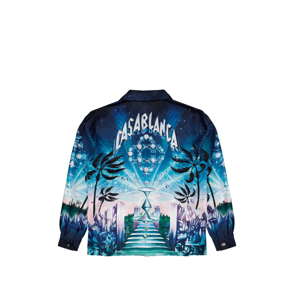 Crystal Alchemy Cuban Collar Shirt