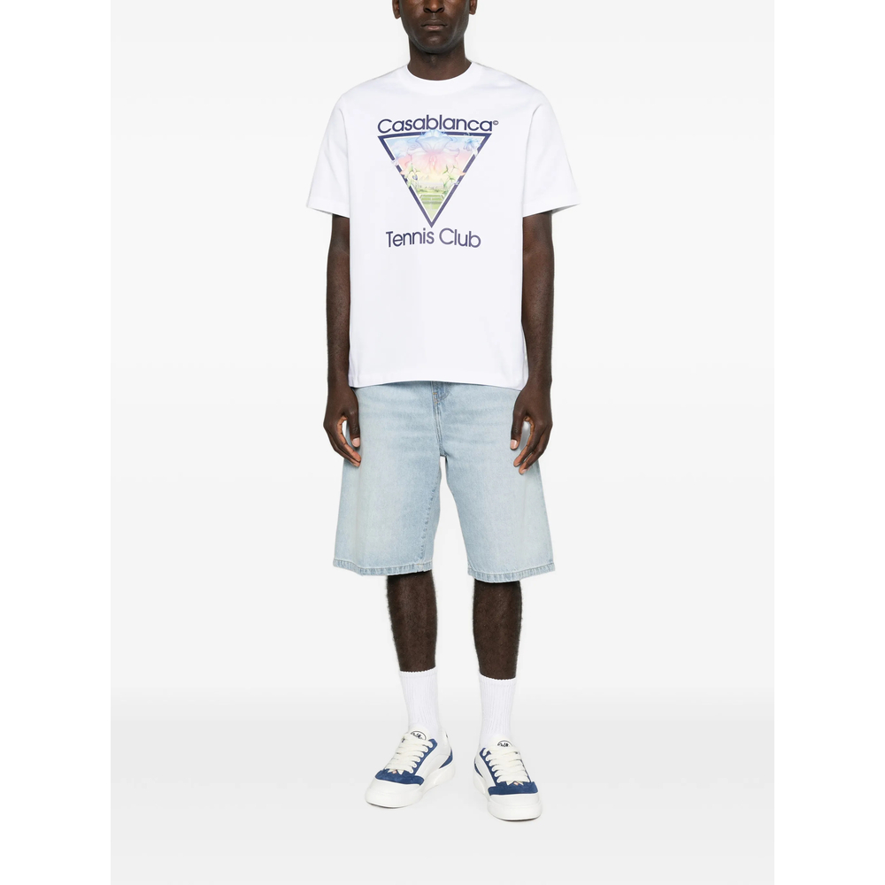White Tennis Club Icon Short Sleeve T-Shirt