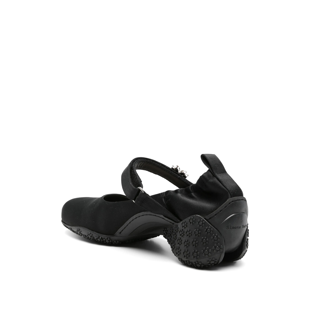 Embellishment-Strap Ballet Sneakers