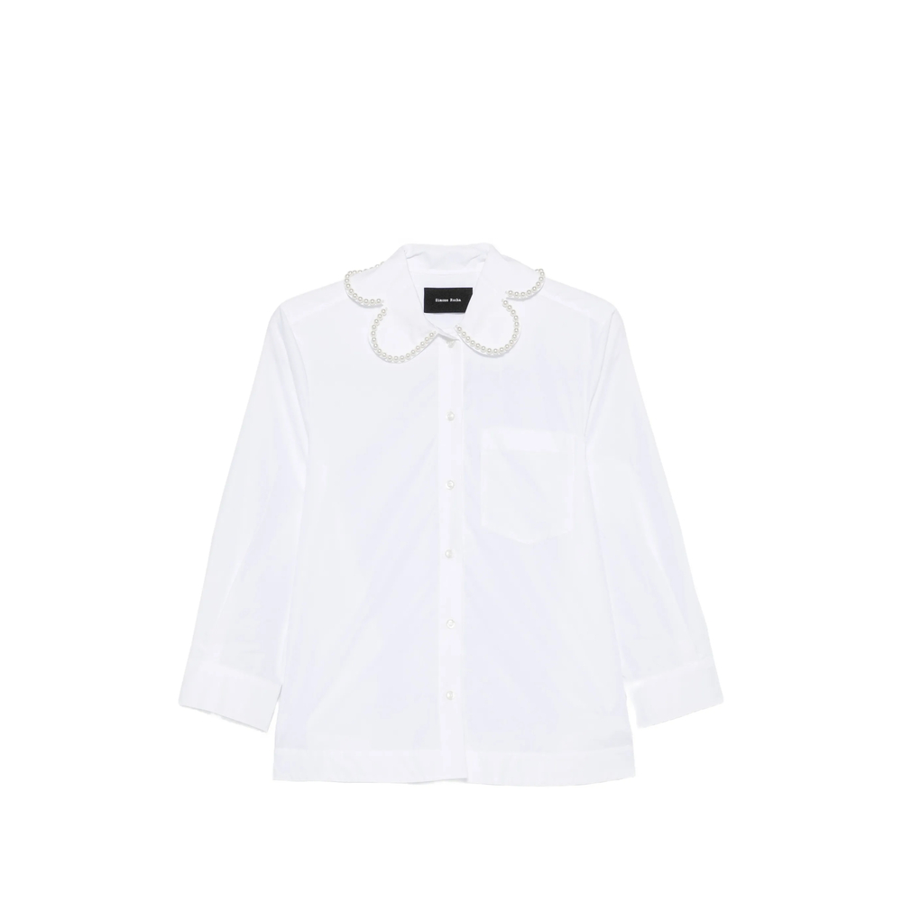 Simone Rocha Embellished-collar Shirt