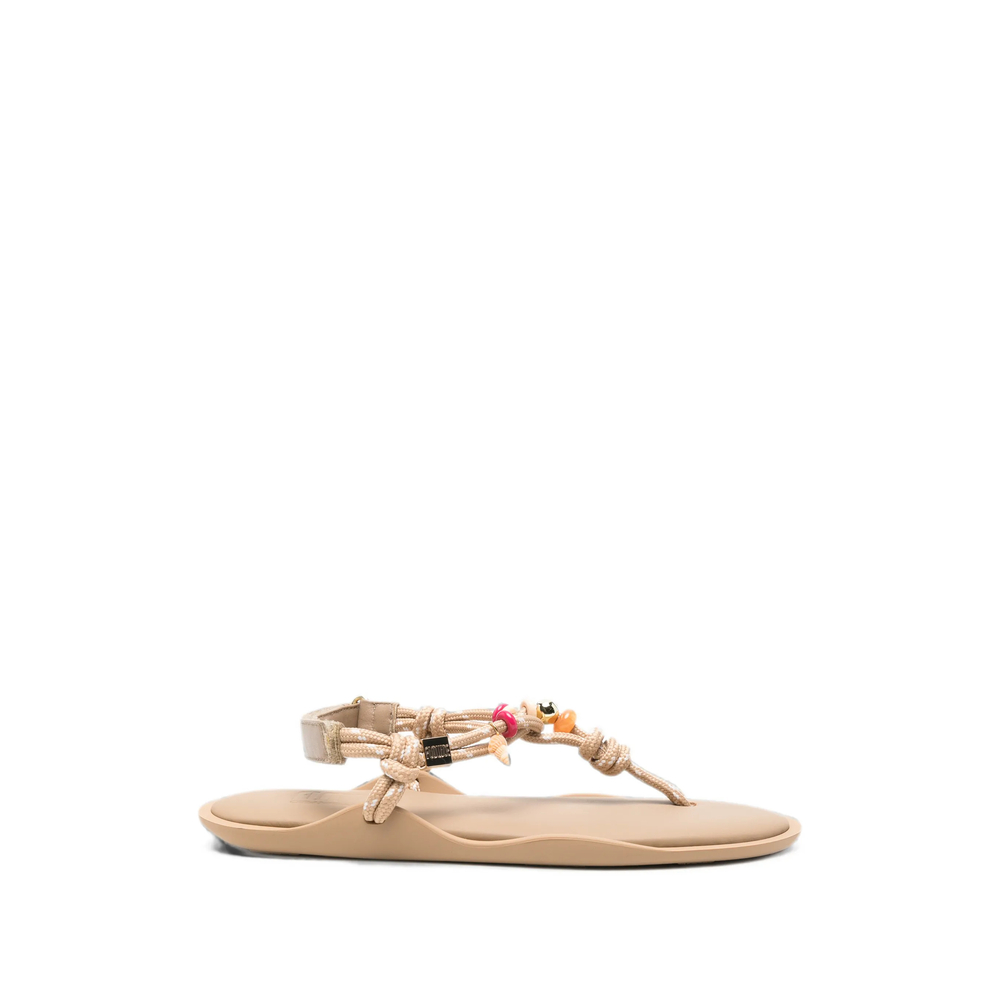 FlÒwze X Collanine Colorate Beaded-rope Sandals