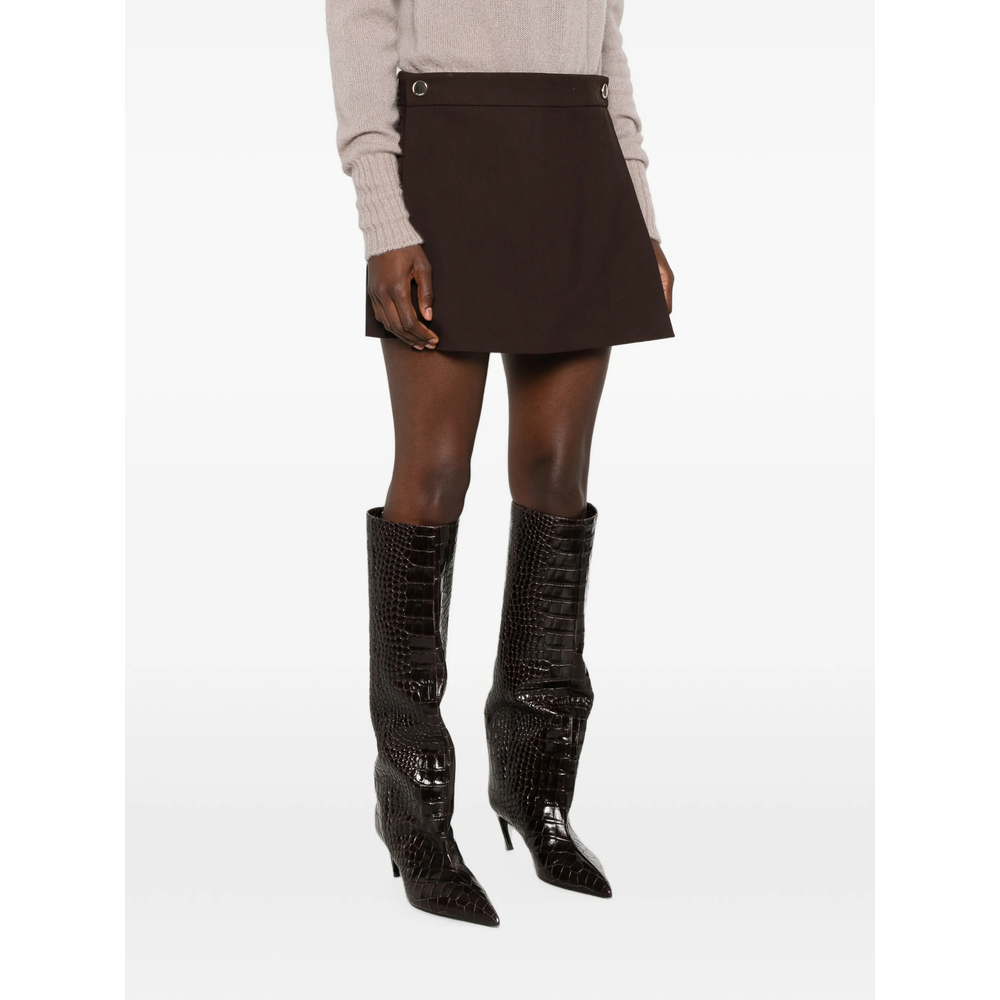 Ottuso Button-Detail Tailored Skort