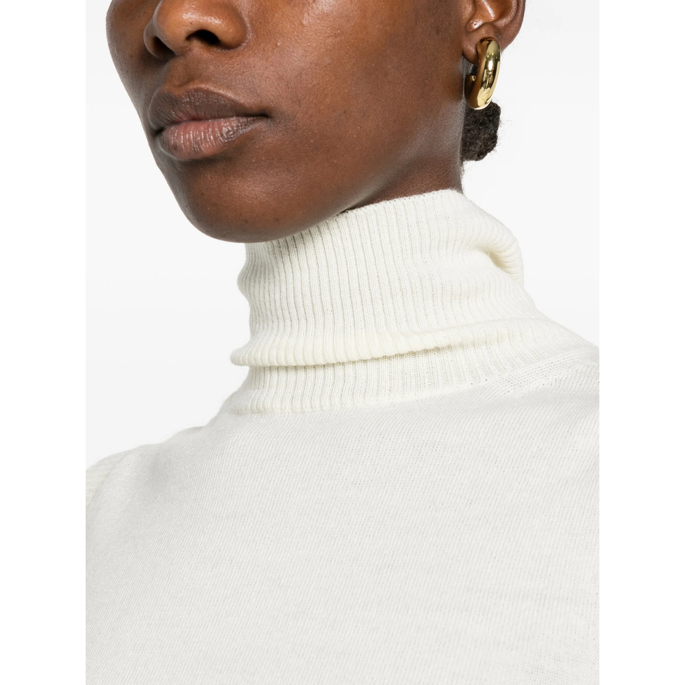 Sleeveless Roll-Neck Sweater