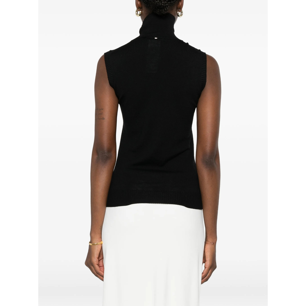 Sleeveless Turtleneck Sweater