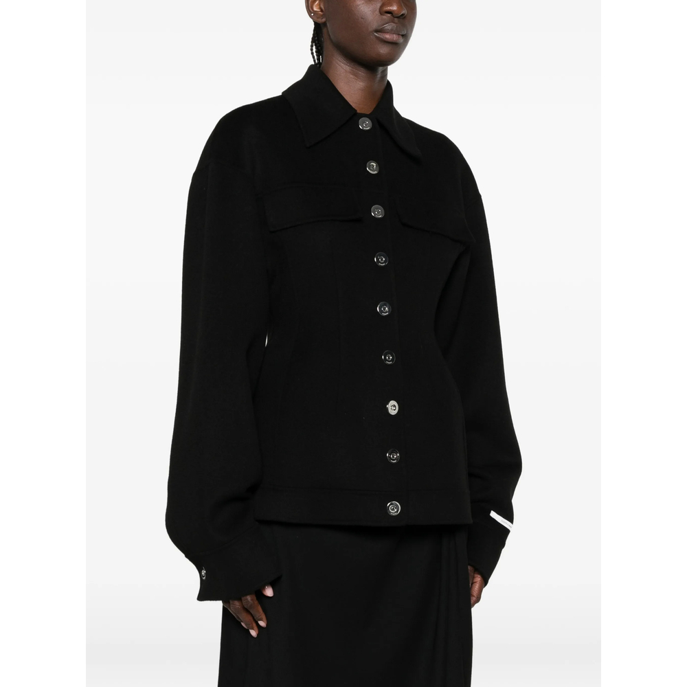 Panelled Button-Down Jacket