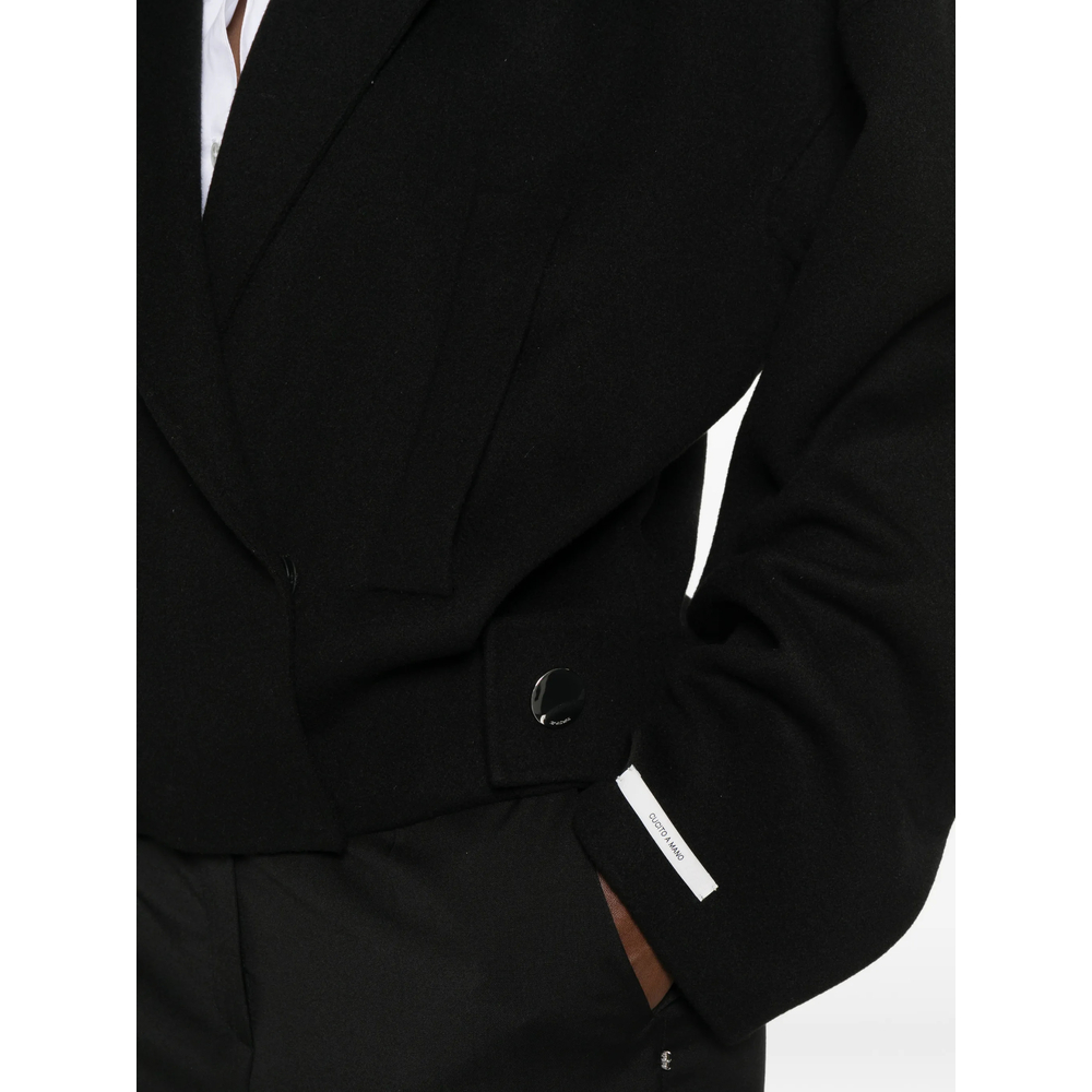 Hooded Cropped Coat
