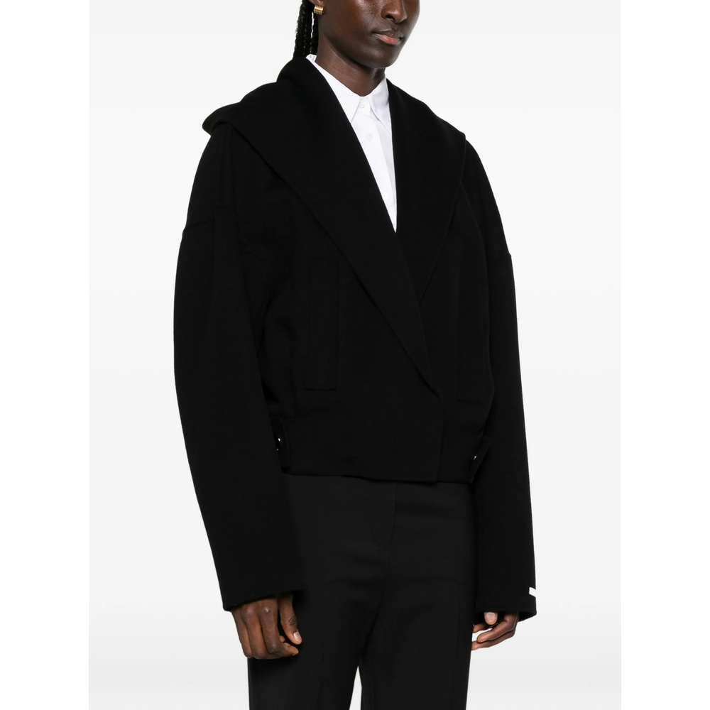 Hooded Cropped Coat