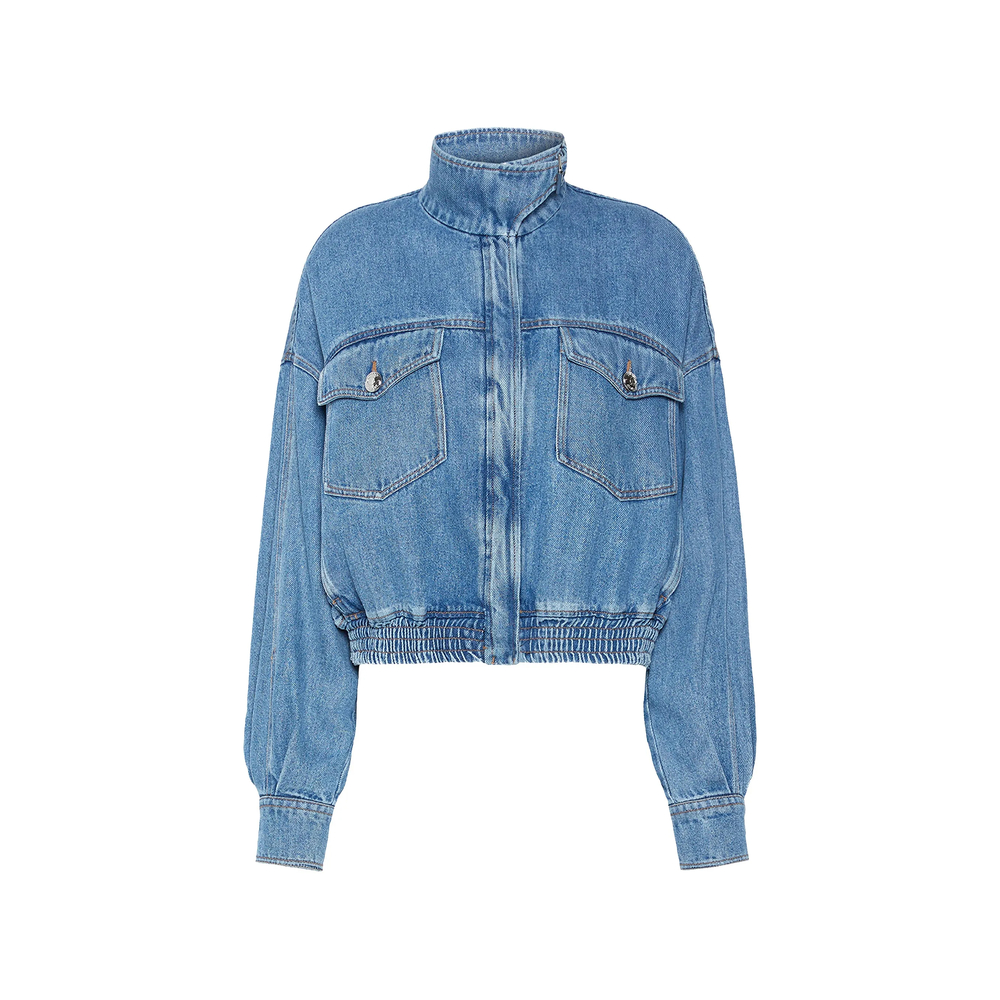 Sportmax Elasticated-waist Denim Jacket