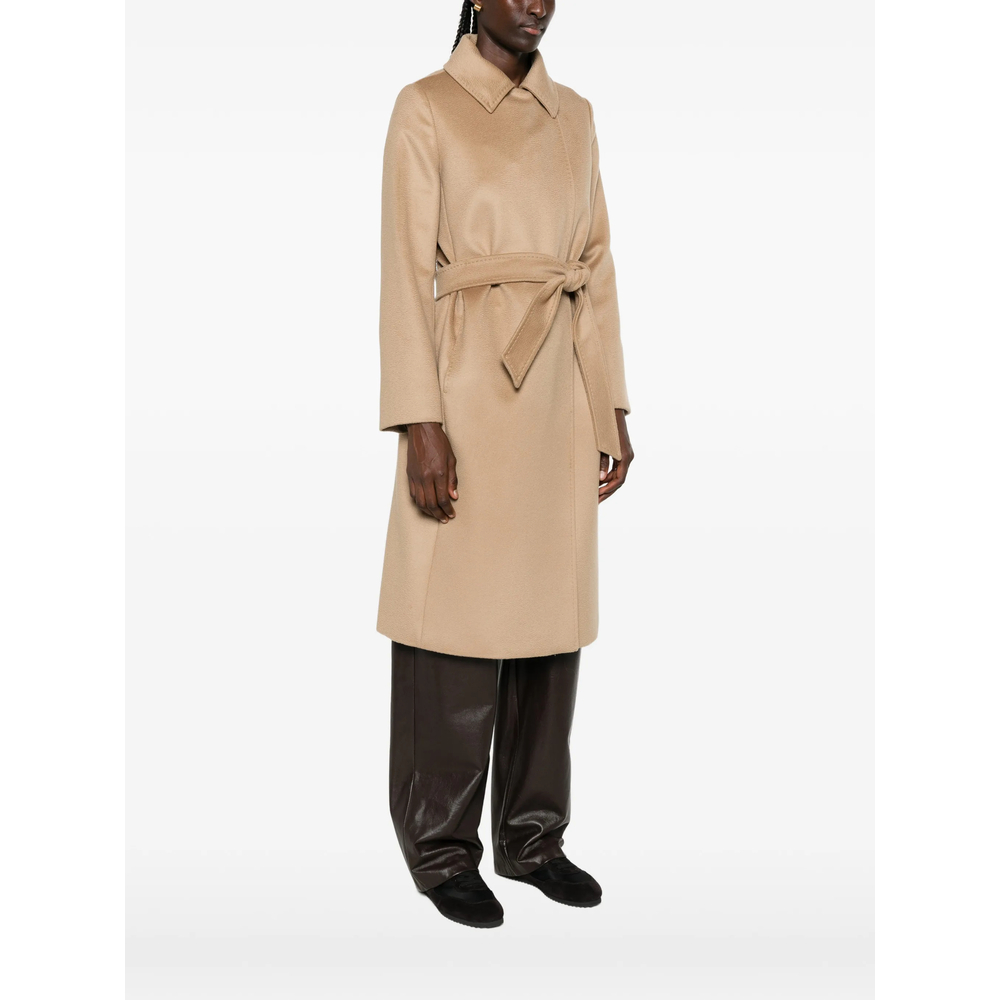 Studio Double-Breasted Belted Coat