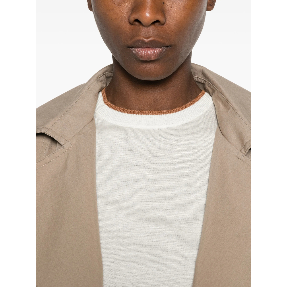 Studio Contrast-Trim Short-Sleeve T-Shirt