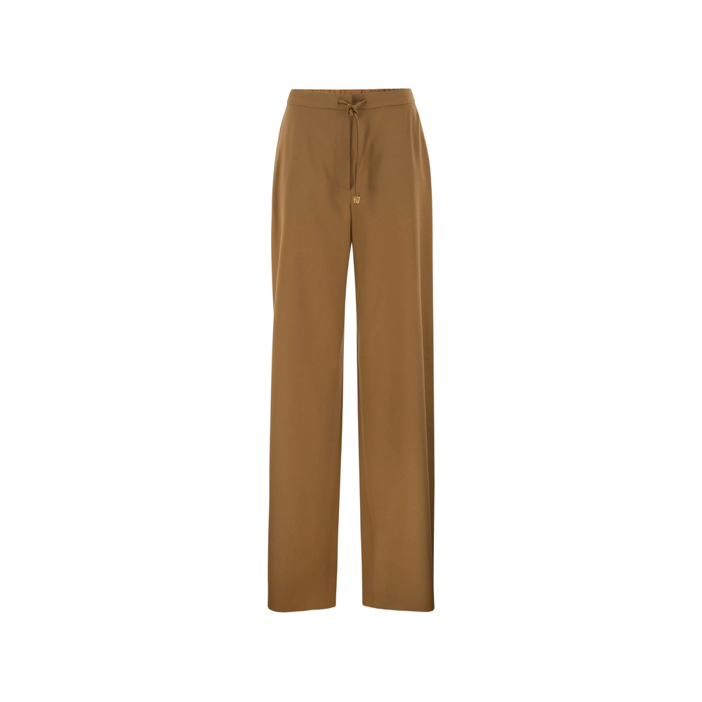 Max Mara Studio Crisma Drawstring Wide-leg Trousers