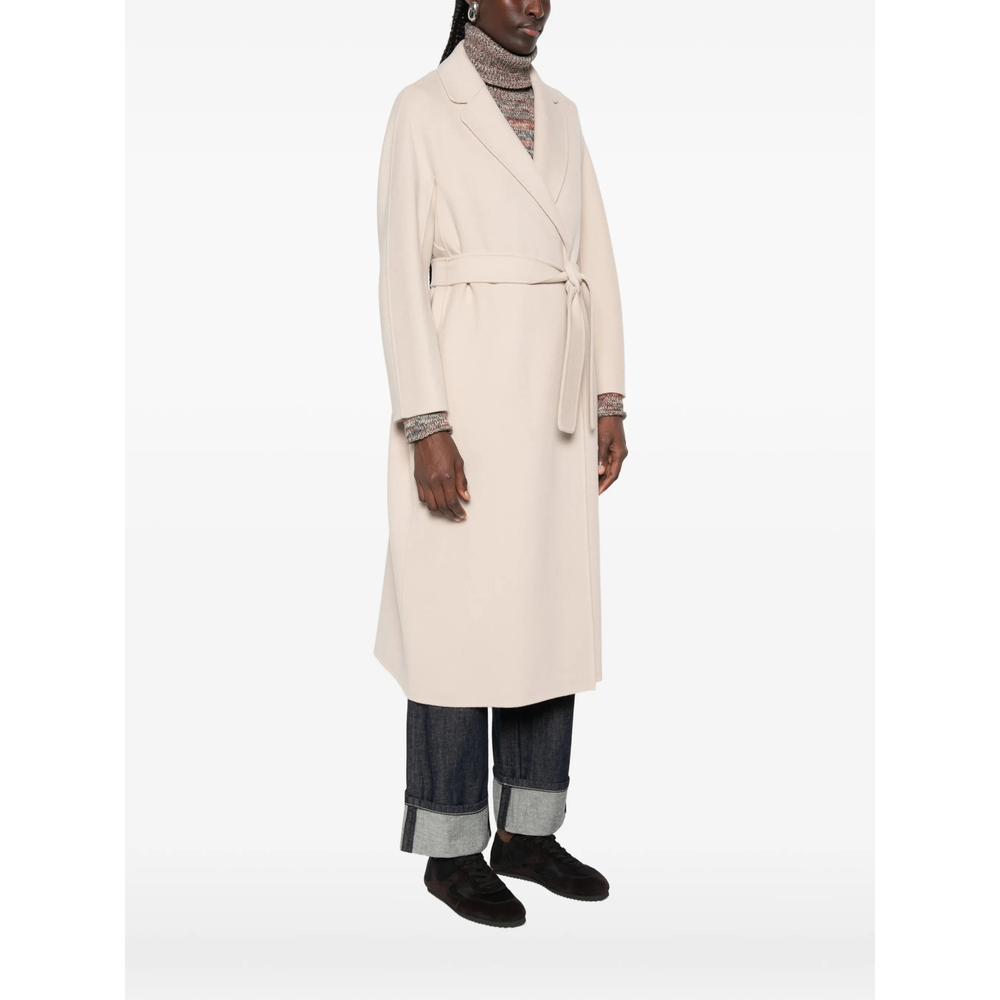 'S Max Mara Esturia Belted Notch-Lapel Coat