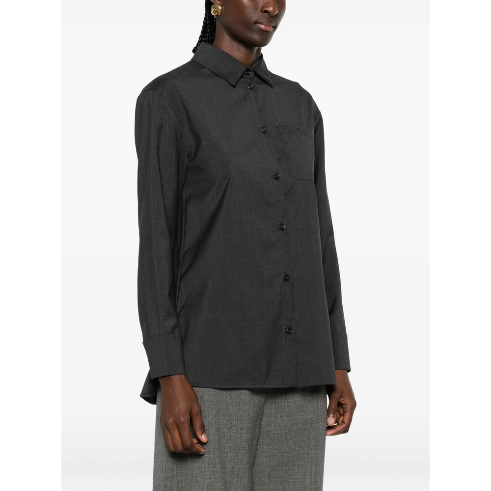 'S Max Mara Button-Up Chest-Pocket Shirt