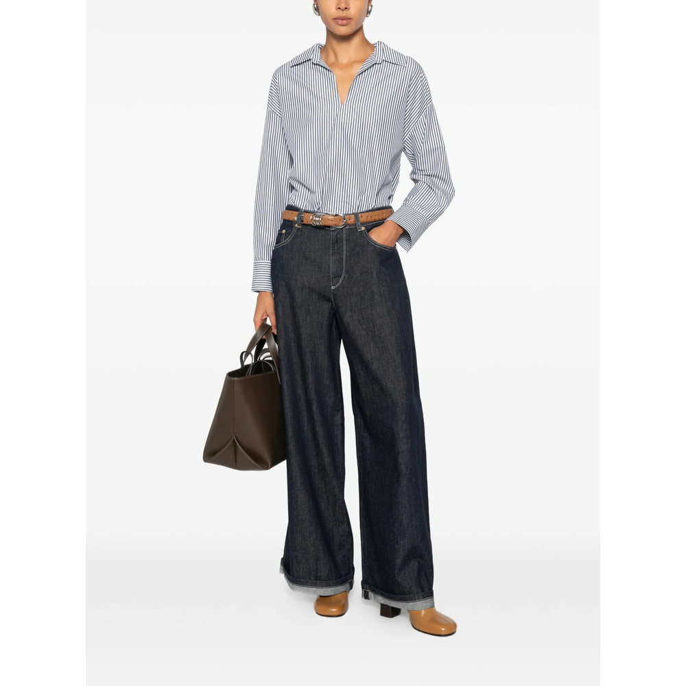 'S Max Mara Cristel Striped Cotton Shirt