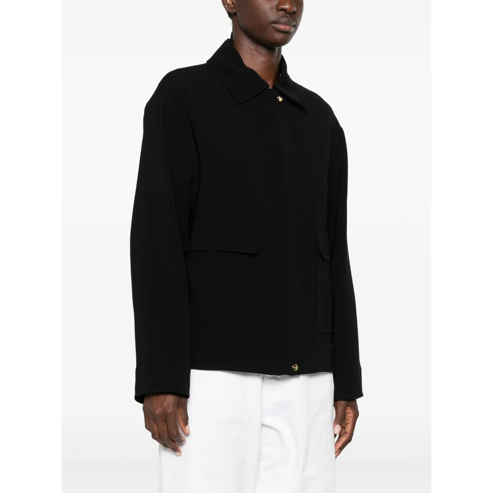 Studio Flap-Pocket Zip-Up Jacket