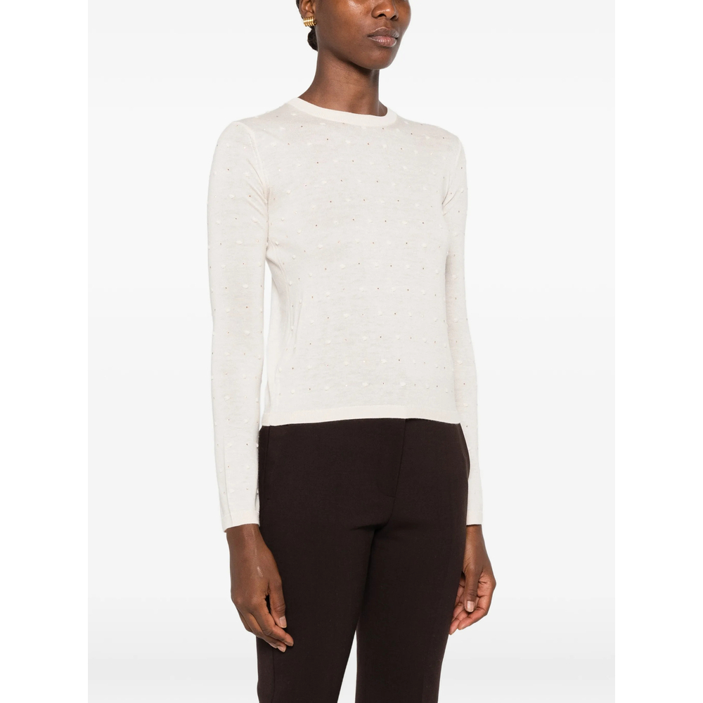 Studio Mstcelebre Crystal-Embellished Polka-Dot T-Shirt