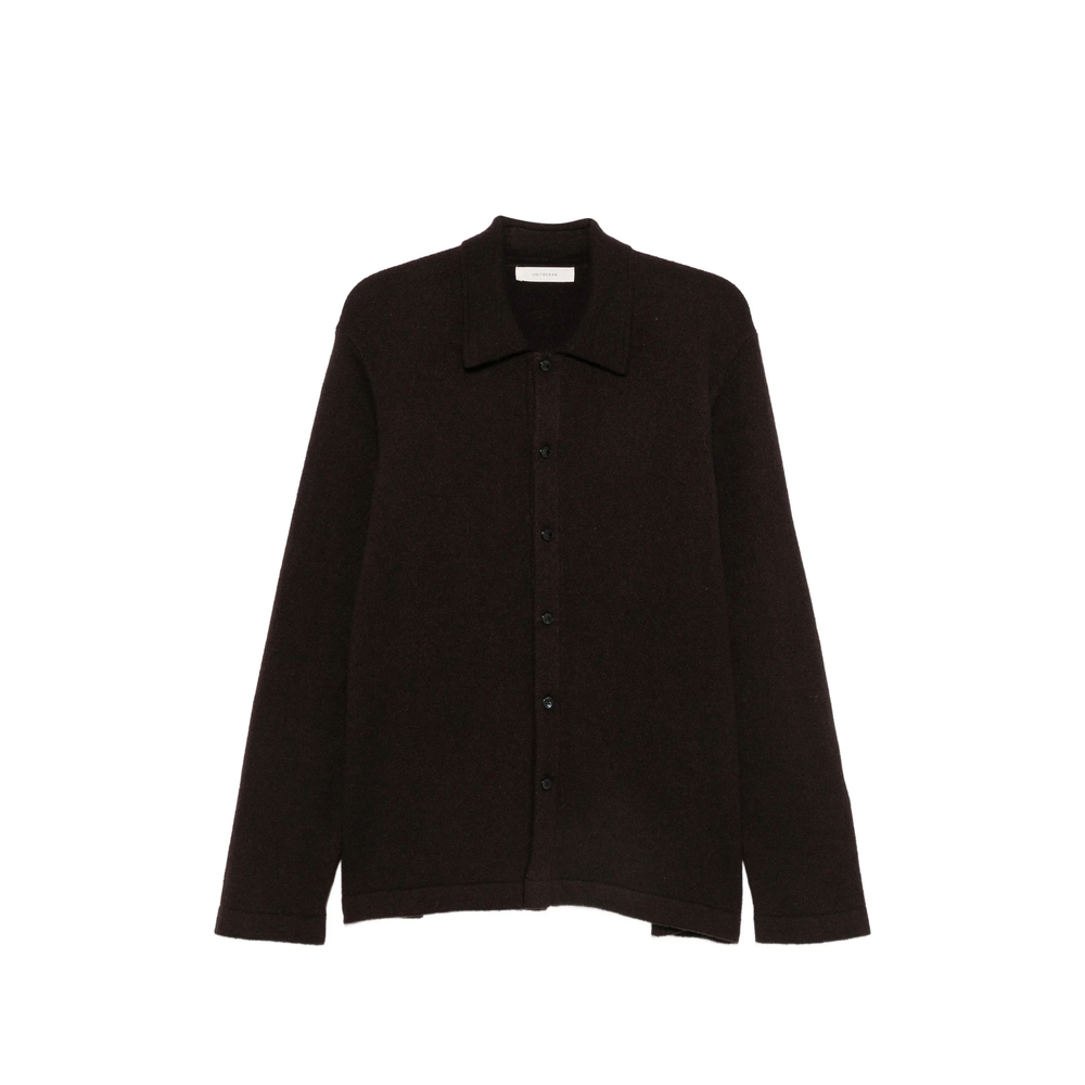 Umitbenan Winter Sunset Button-up Long-sleeve Cardigan