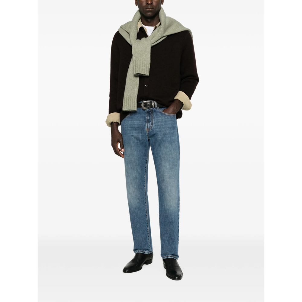 Kevin Faded Straight-Leg Jeans