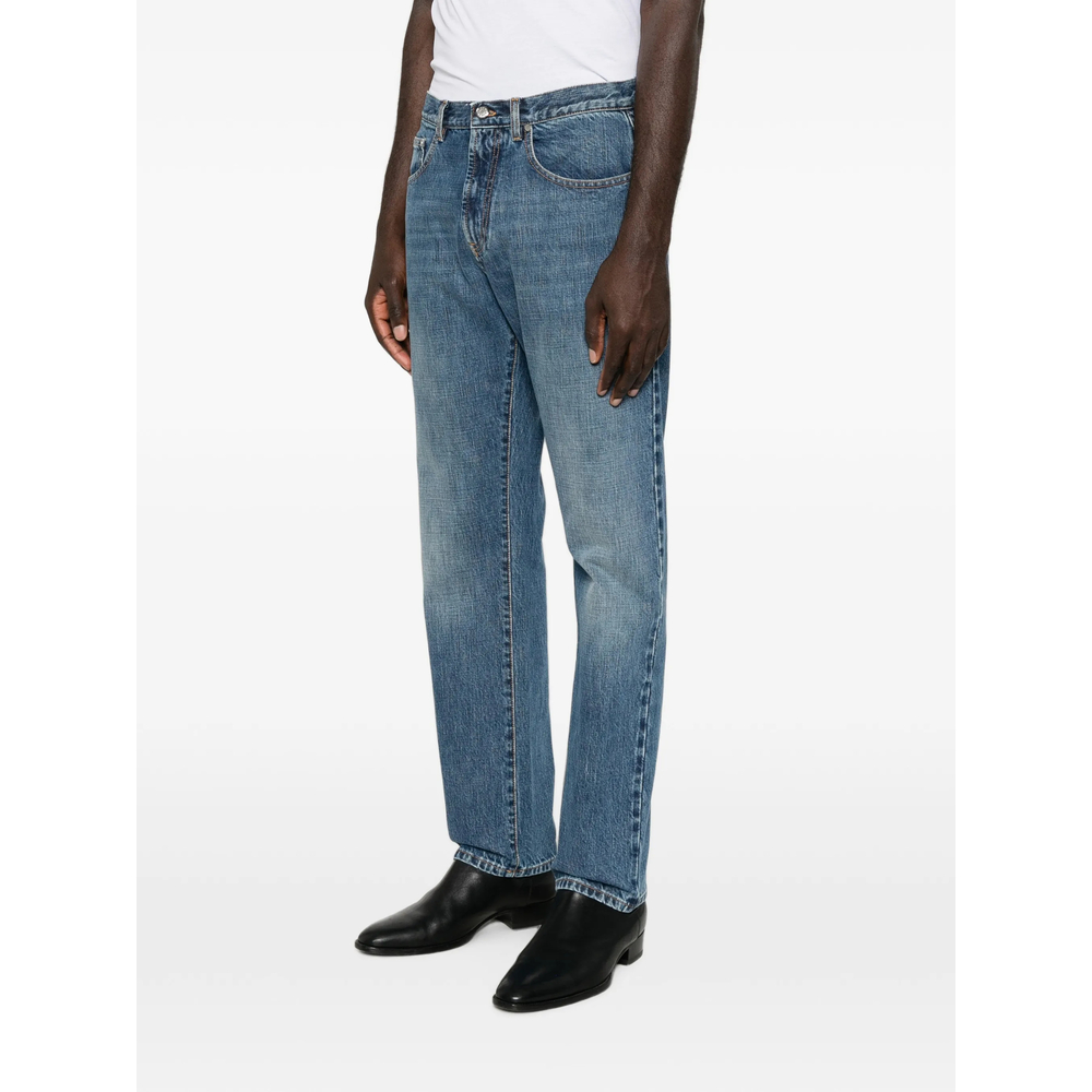Kevin Faded Straight-Leg Jeans