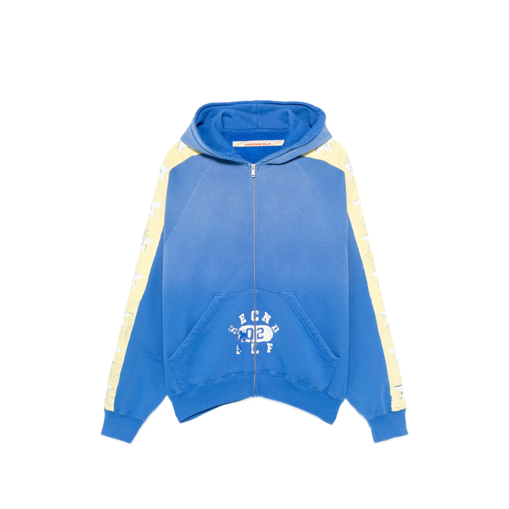 Secnd Slf Star-print Zip-up Hoodie