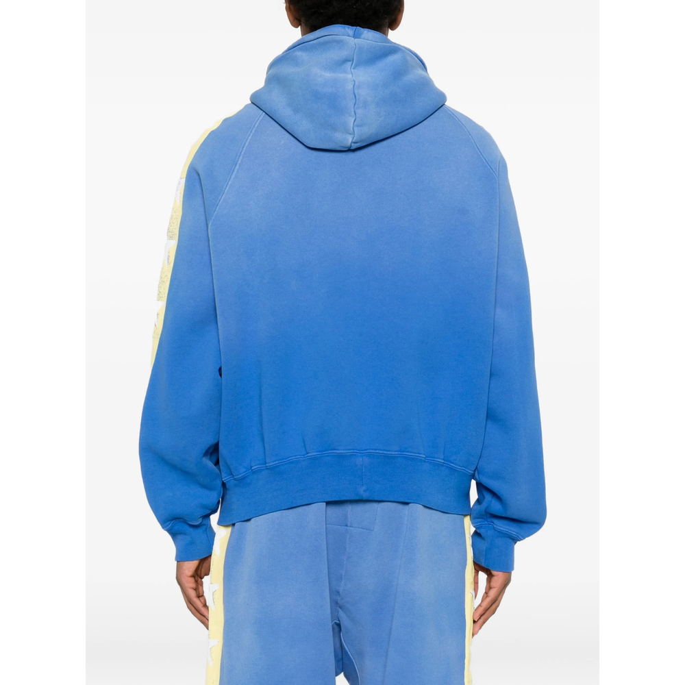 Star-Print Zip-Up Hoodie