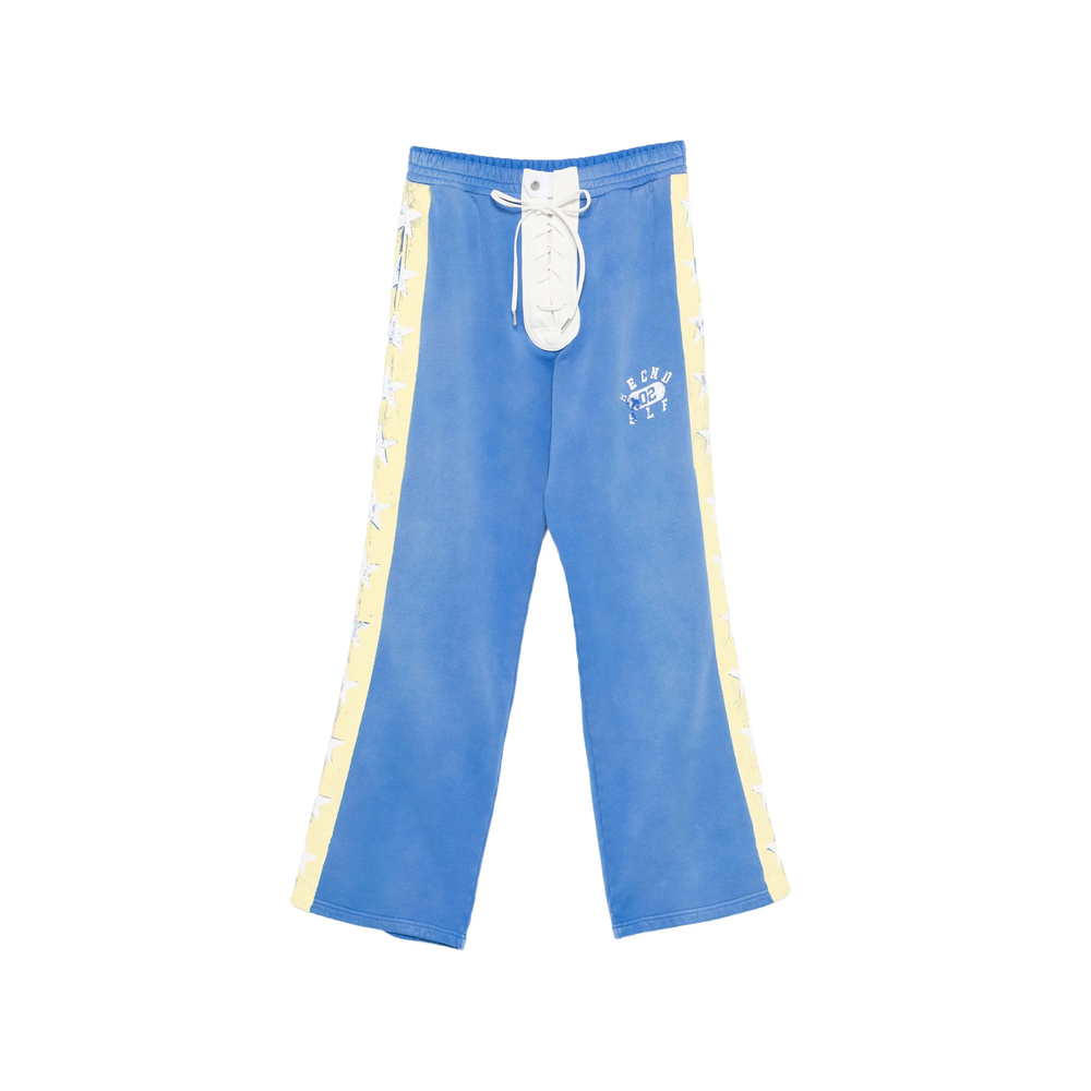 Secnd Slf Lace-up Star-print Track Pants