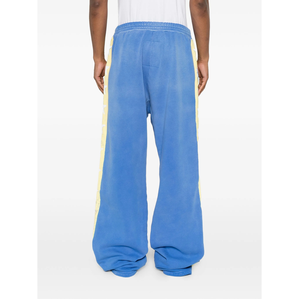 Lace-Up Star-Print Track Pants