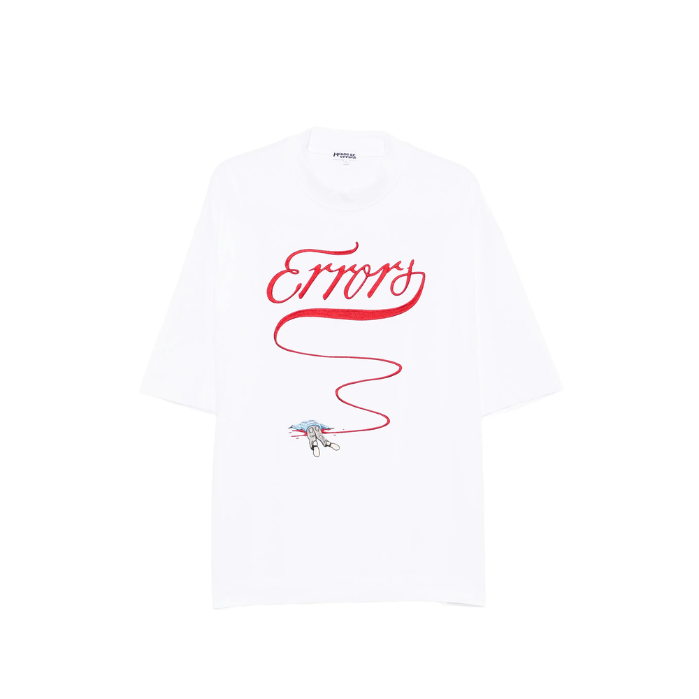 Embroidered High-Neck T-Shirt