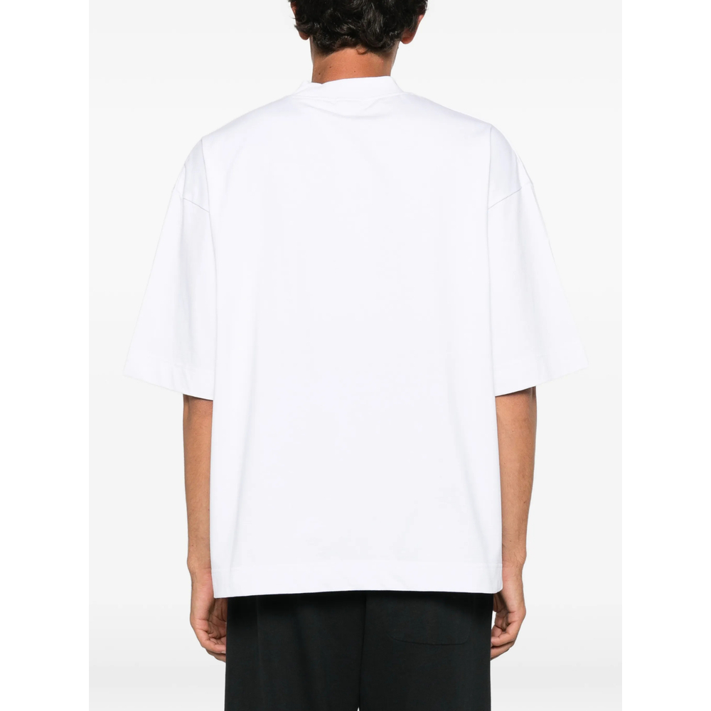 Embroidered High-Neck T-Shirt
