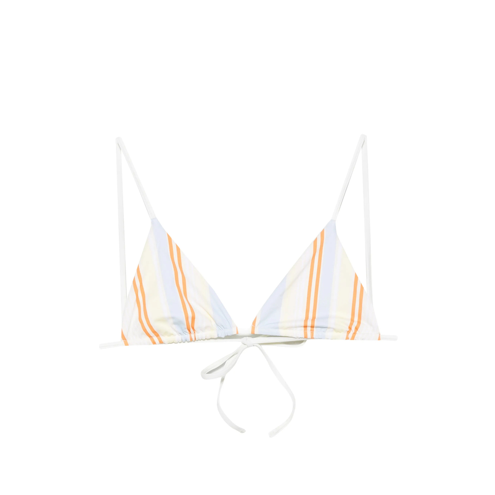 Sir. Striped Triangle Bikini Top