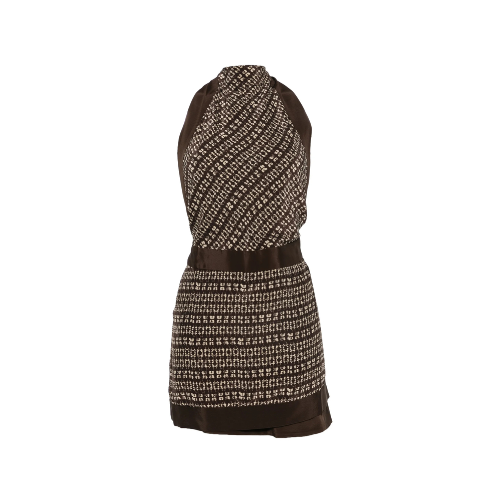 Sir. Astrid Printed Halter-neck Mini Dress