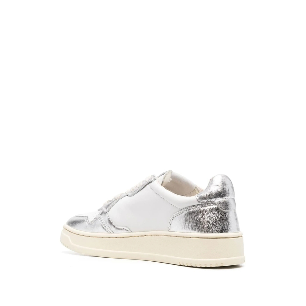 Medalist Metallic-Leather Sneakers