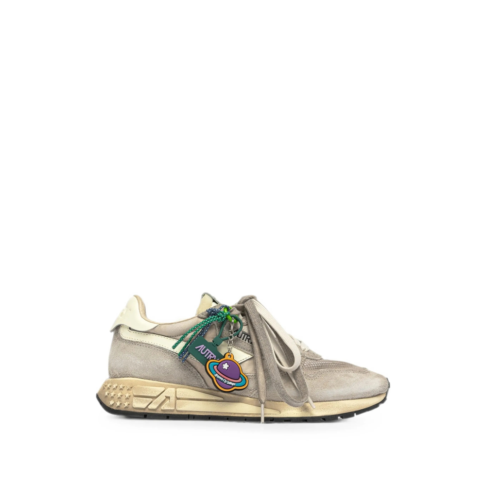 Autry Super Vintage Suede-panelled Sneakers