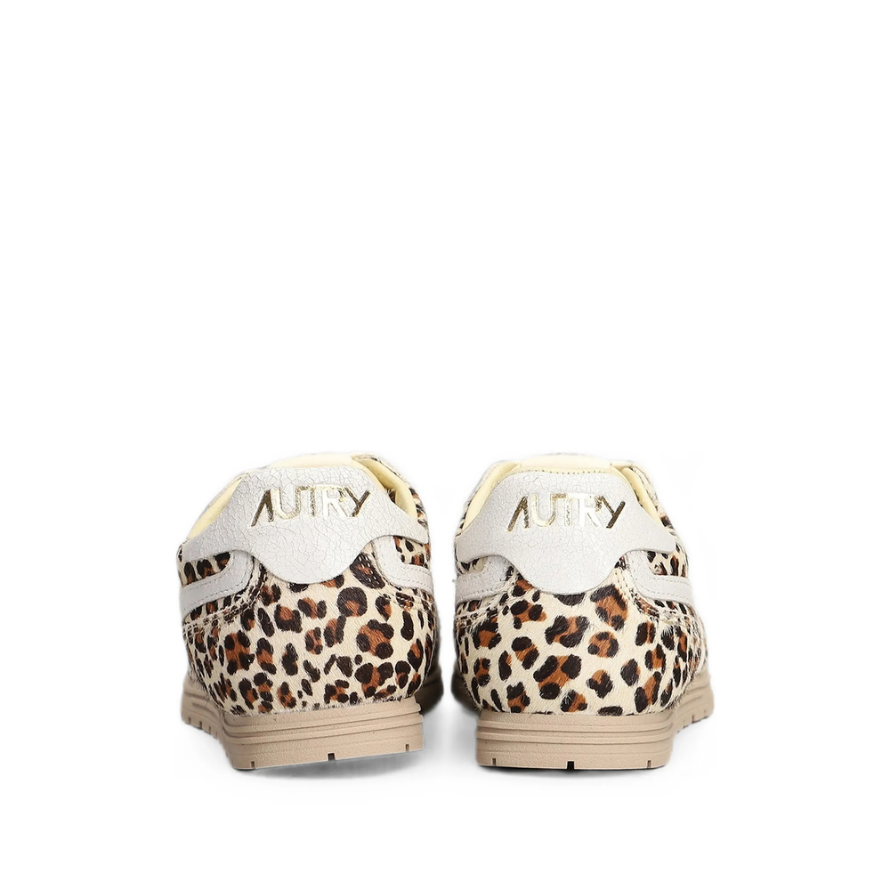 Windspin Low Leopard-Print Sneakers