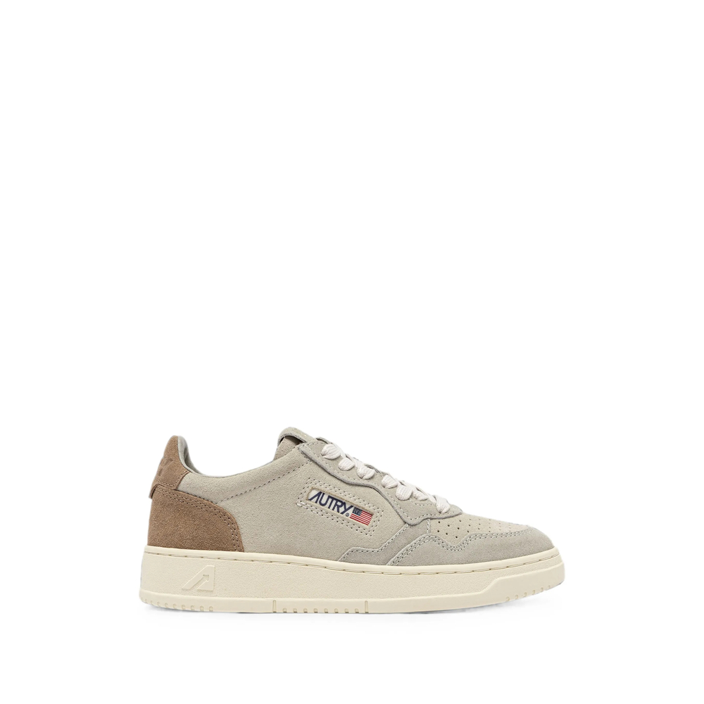 Autry Medalist Low Perforated-toe Suede Sneakers