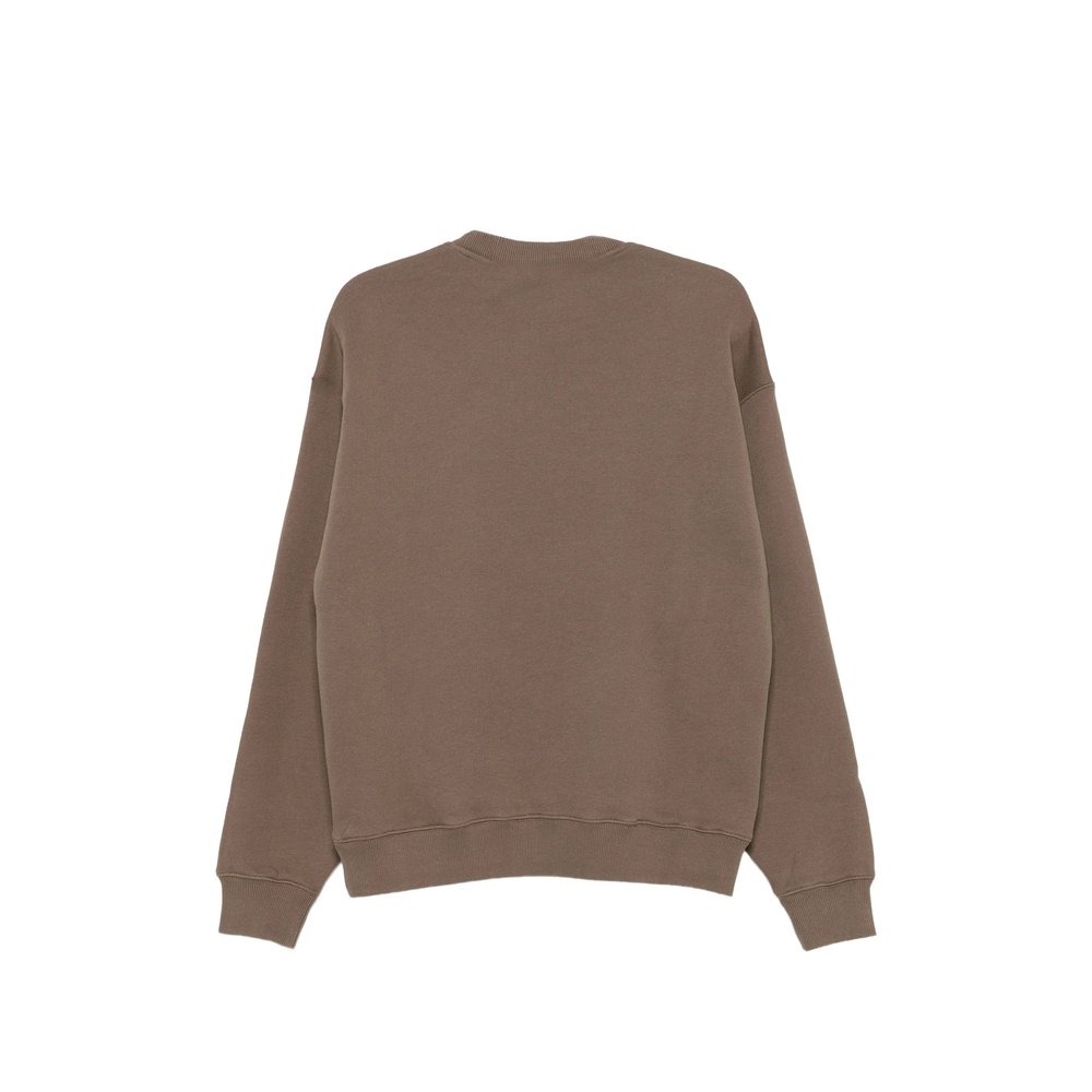 Record Logo-Embroidered Dropped-Shoulder Sweatshirt