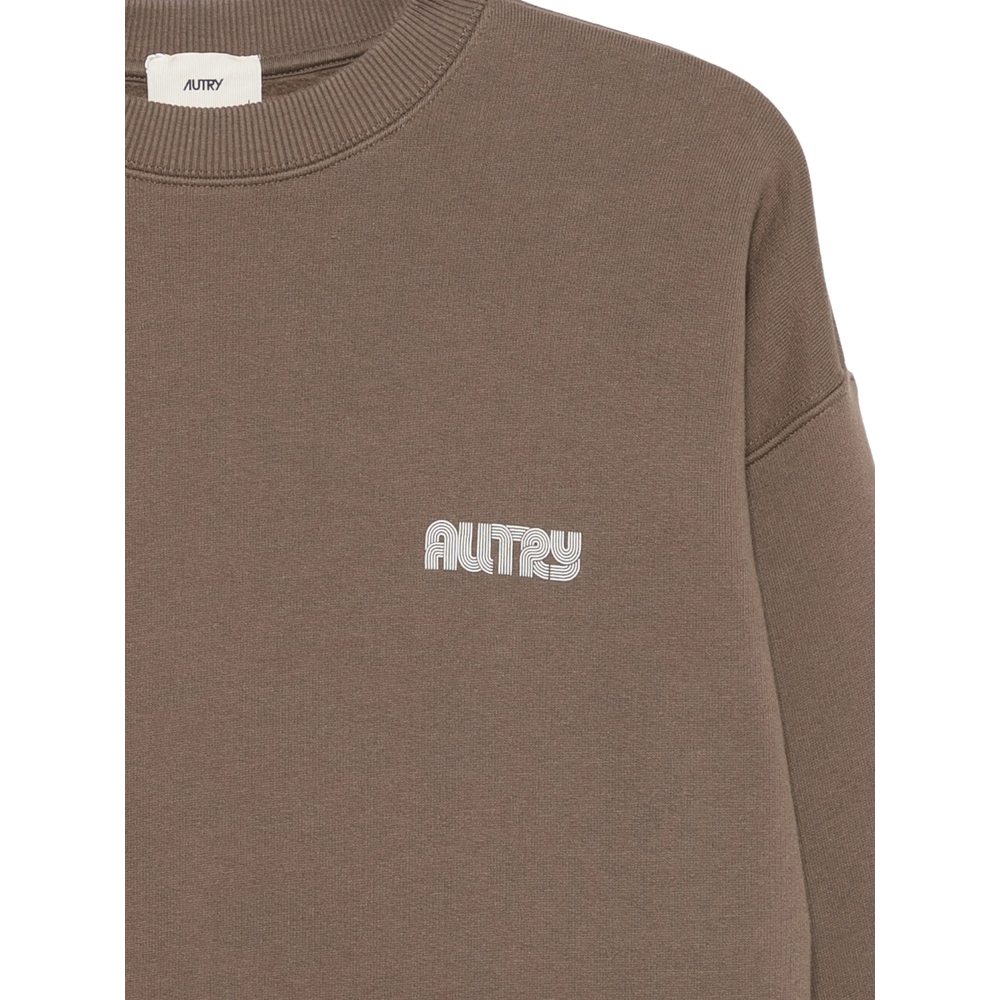 Record Logo-Embroidered Dropped-Shoulder Sweatshirt