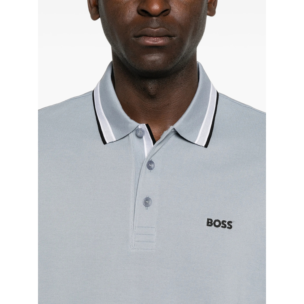 Paddy Logo-Embroidered Tipped Polo Shirt