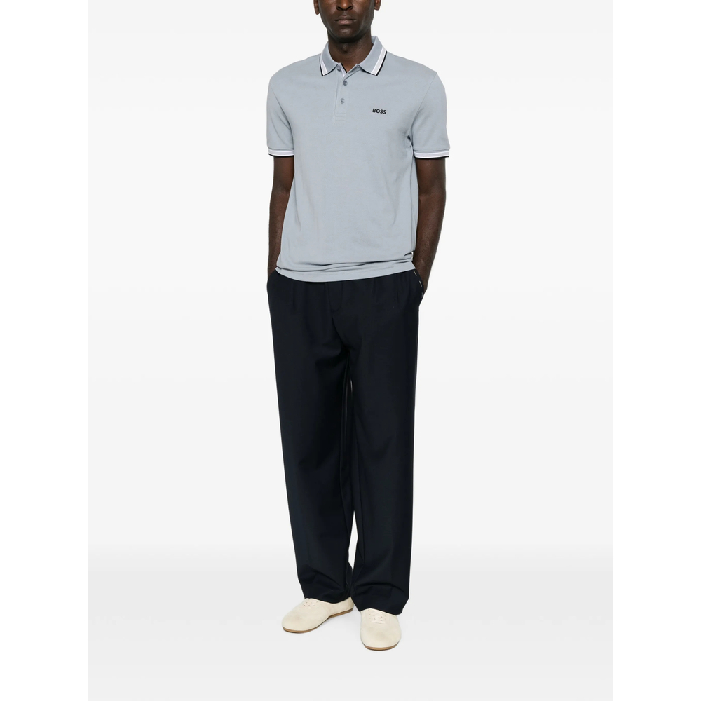 Paddy Logo-Embroidered Tipped Polo Shirt