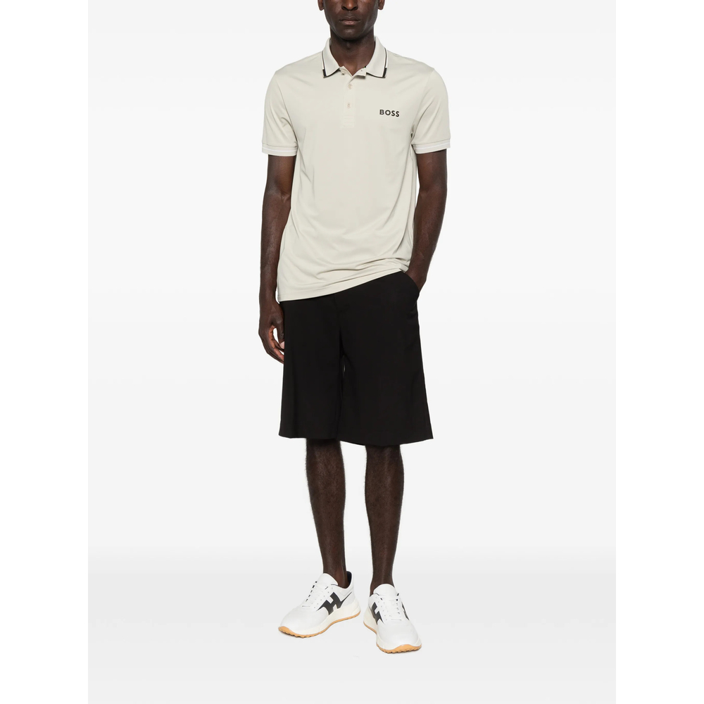 Contrast-Logo Signature Polo Shirt