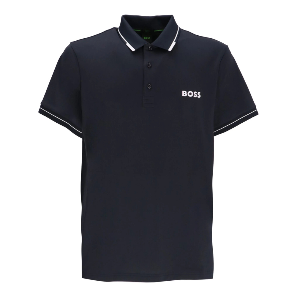 Contrast-Logo Polo Shirt
