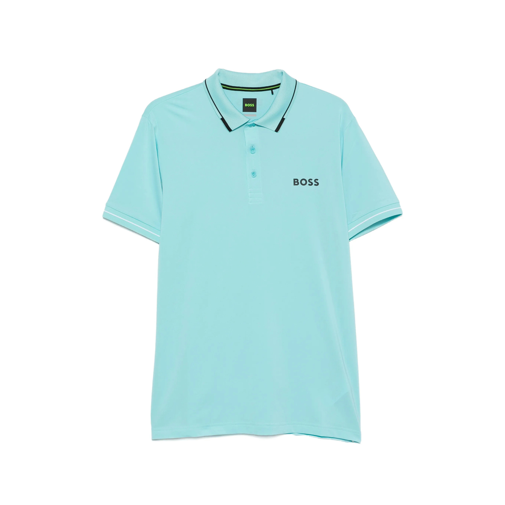Contrast-Logo Slim-Fit Polo Shirt