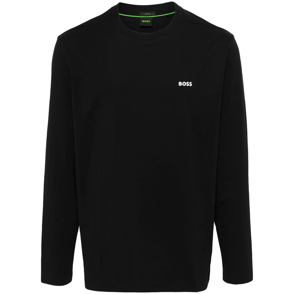 Boss Rubberised-logo Long-sleeve T-shirt