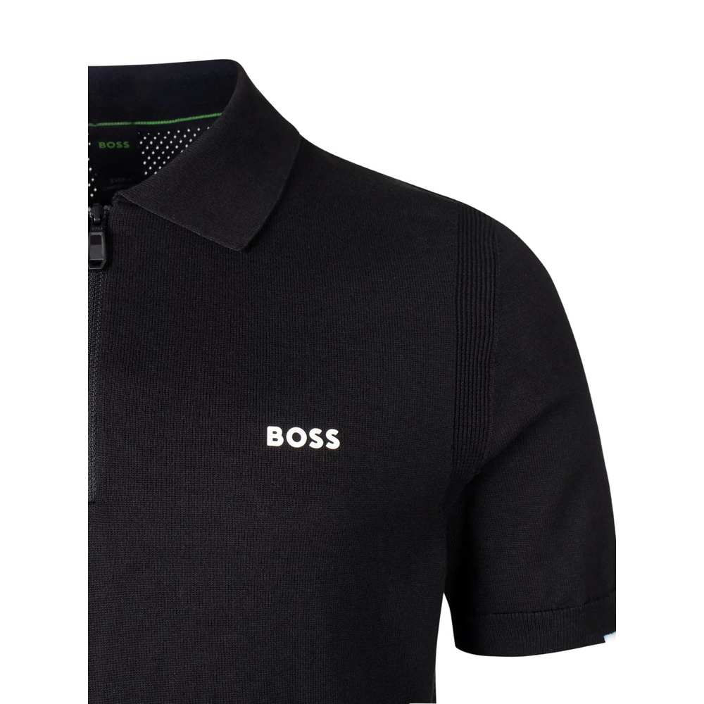 Logo-Print Quarter-Zip T-Shirt
