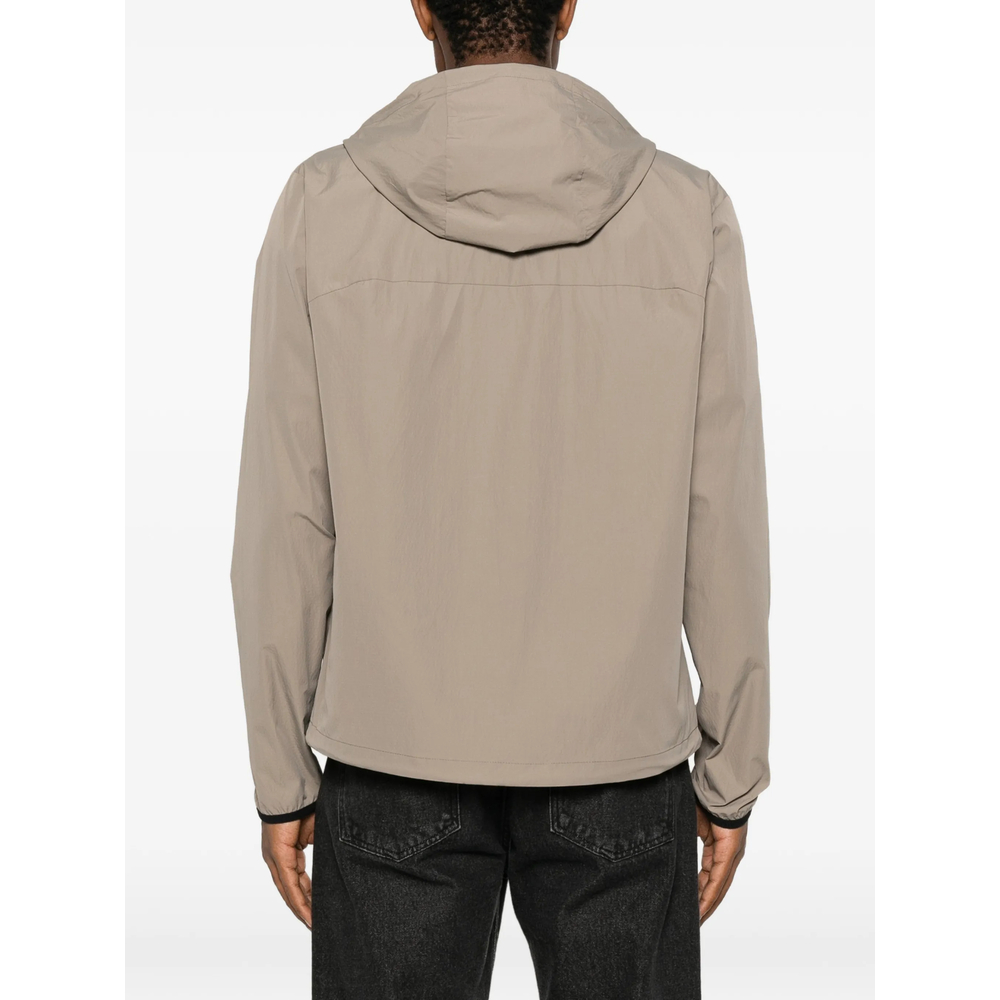 Hooded Logo-Print Jacket