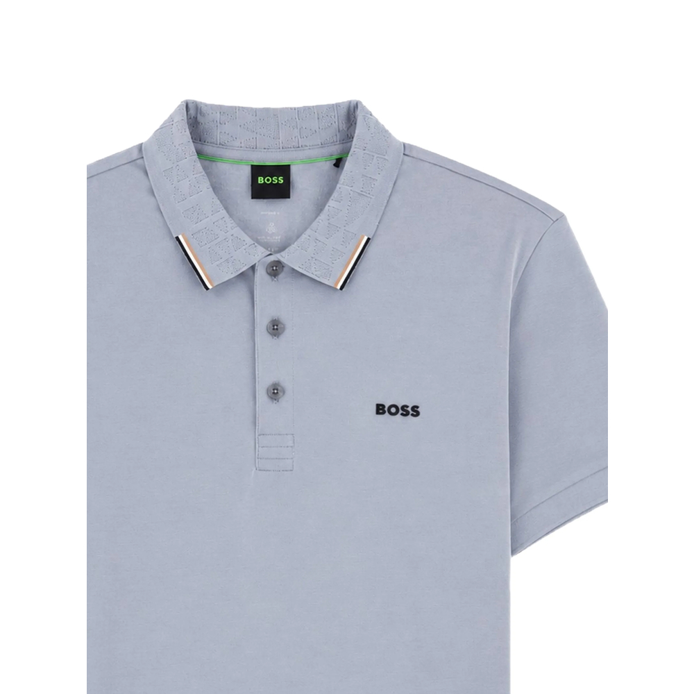 Monogram-Pattern Polo Shirt