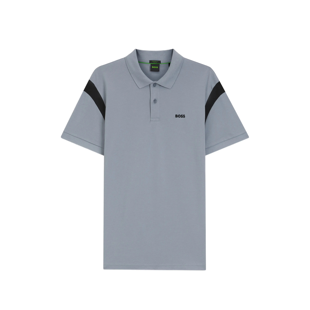 Boss Paddy Contrast-panel Polo Shirt