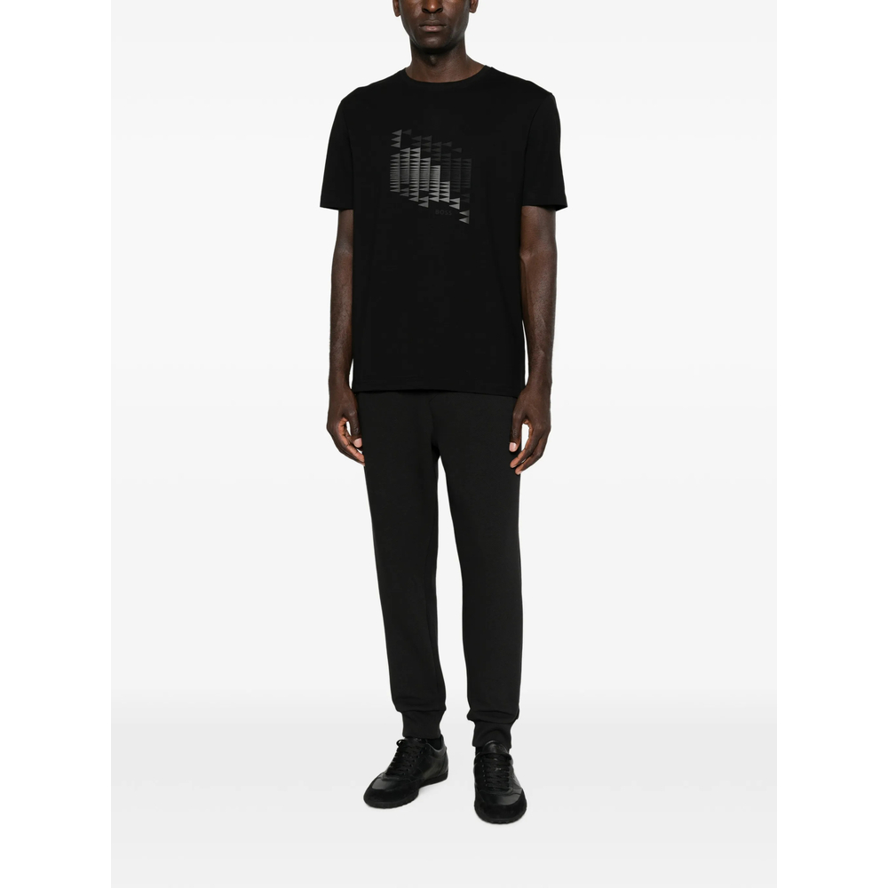 Geometric-Print T-Shirt