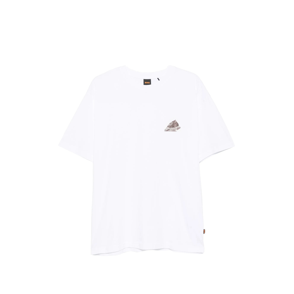 Boss Graphic-print Cotton T-shirt