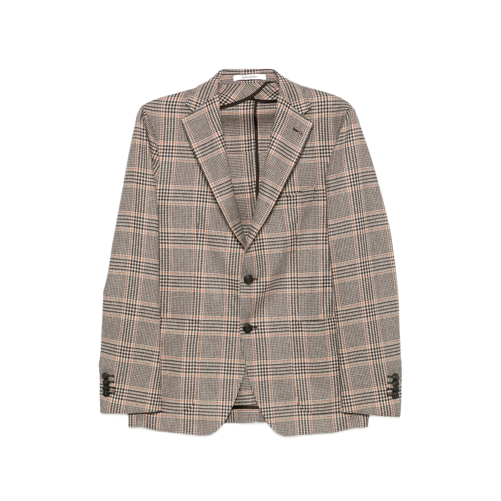 Tagliatore Check-pattern Notched-lapel Blazer